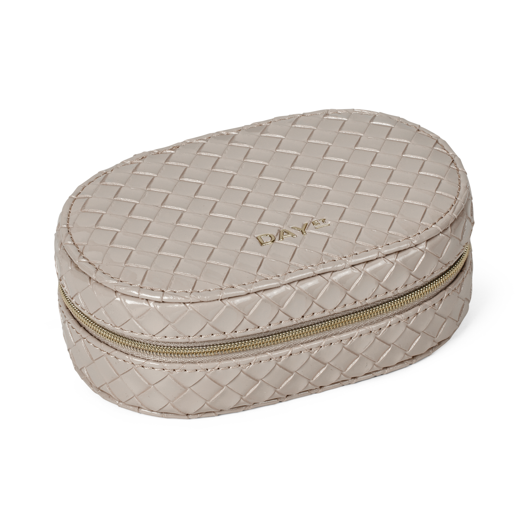Day Braid Jewelry Zip Oval - Rose Tint