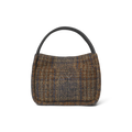 Day Woolen Check Small Shopper - Major Brown