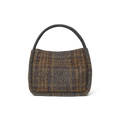 Day Woolen Check Small Shopper - Major Brown