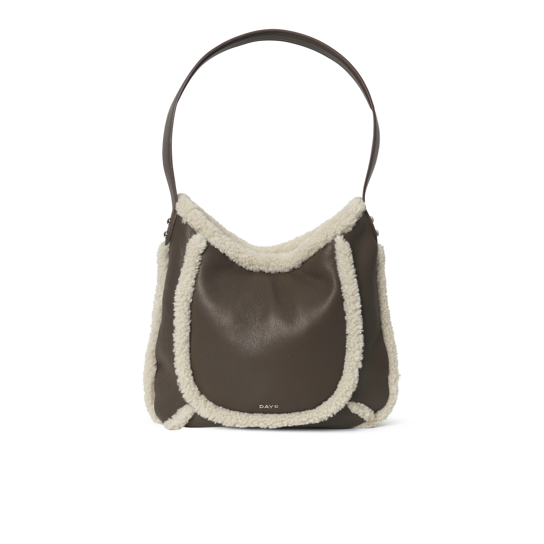 Day Faux Shearling Shoulder - Major Brown