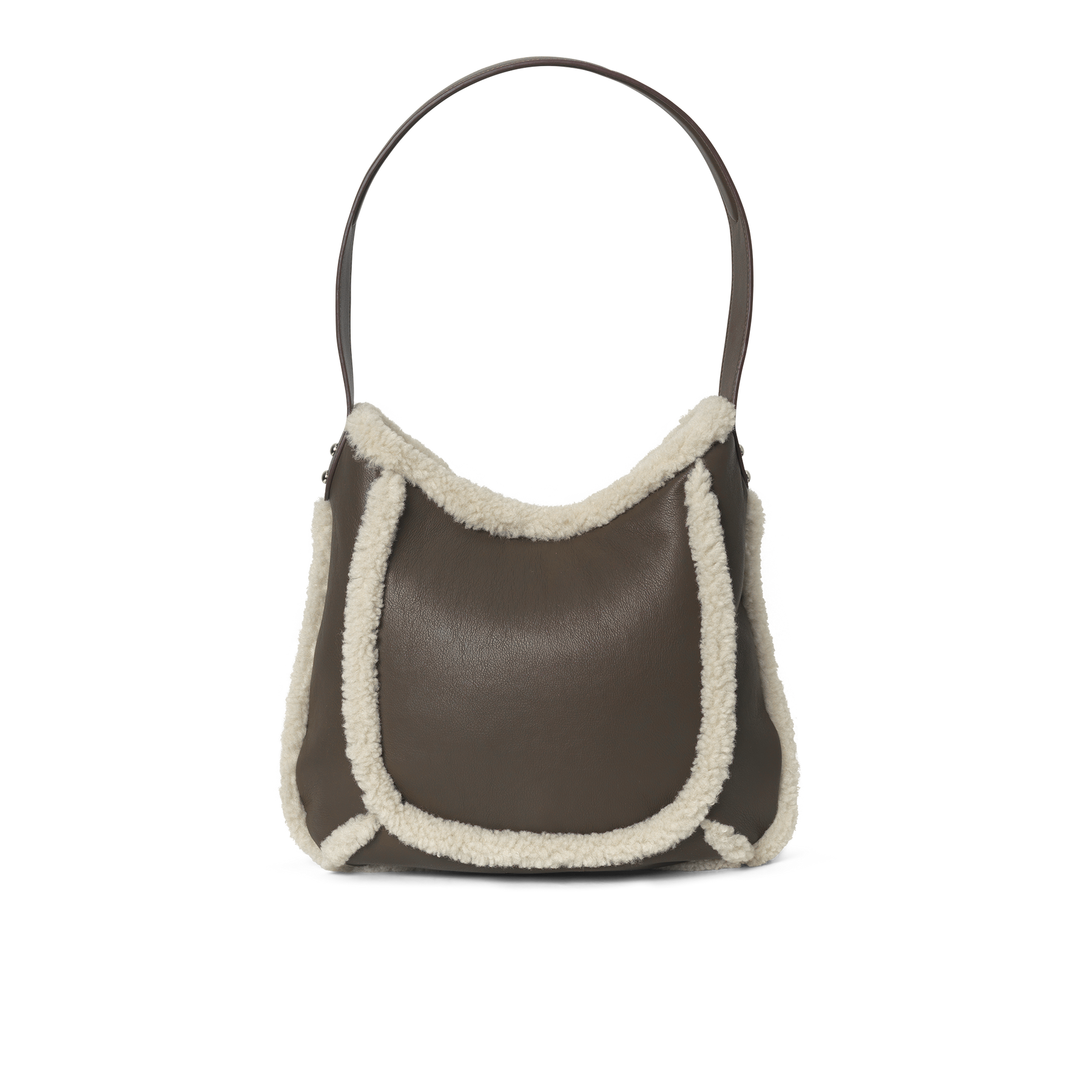 Day Faux Shearling Shoulder - Major Brown