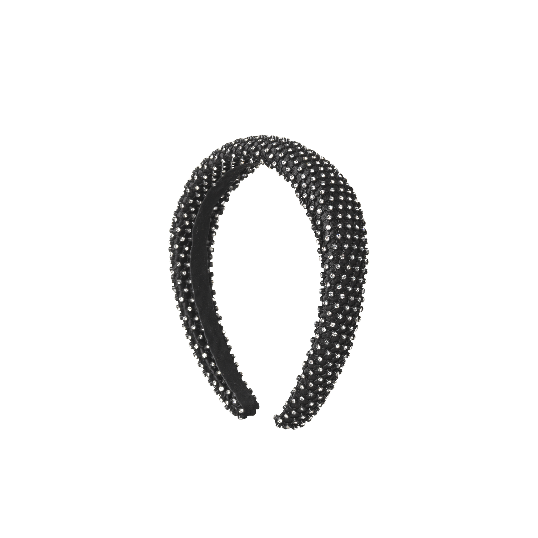 Day Party Stone Hair Band - Black