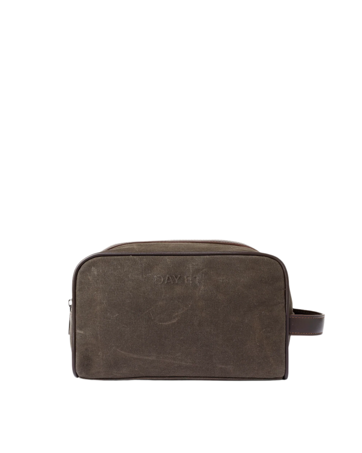 Day Waxed Cotton Washbag - Tarmac