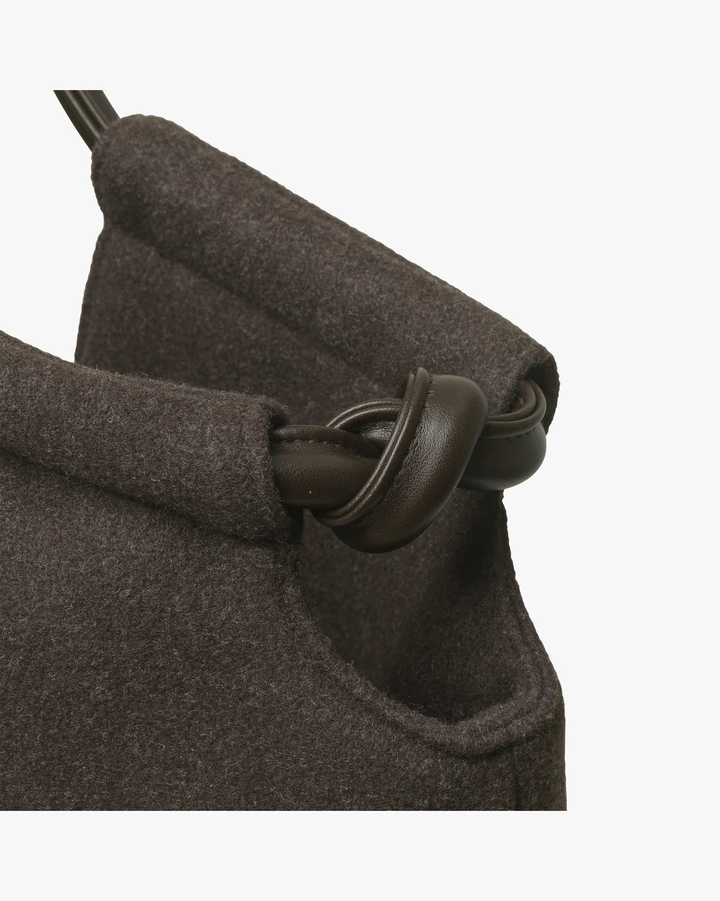 Day Woolen Tote - Chokladmelerad