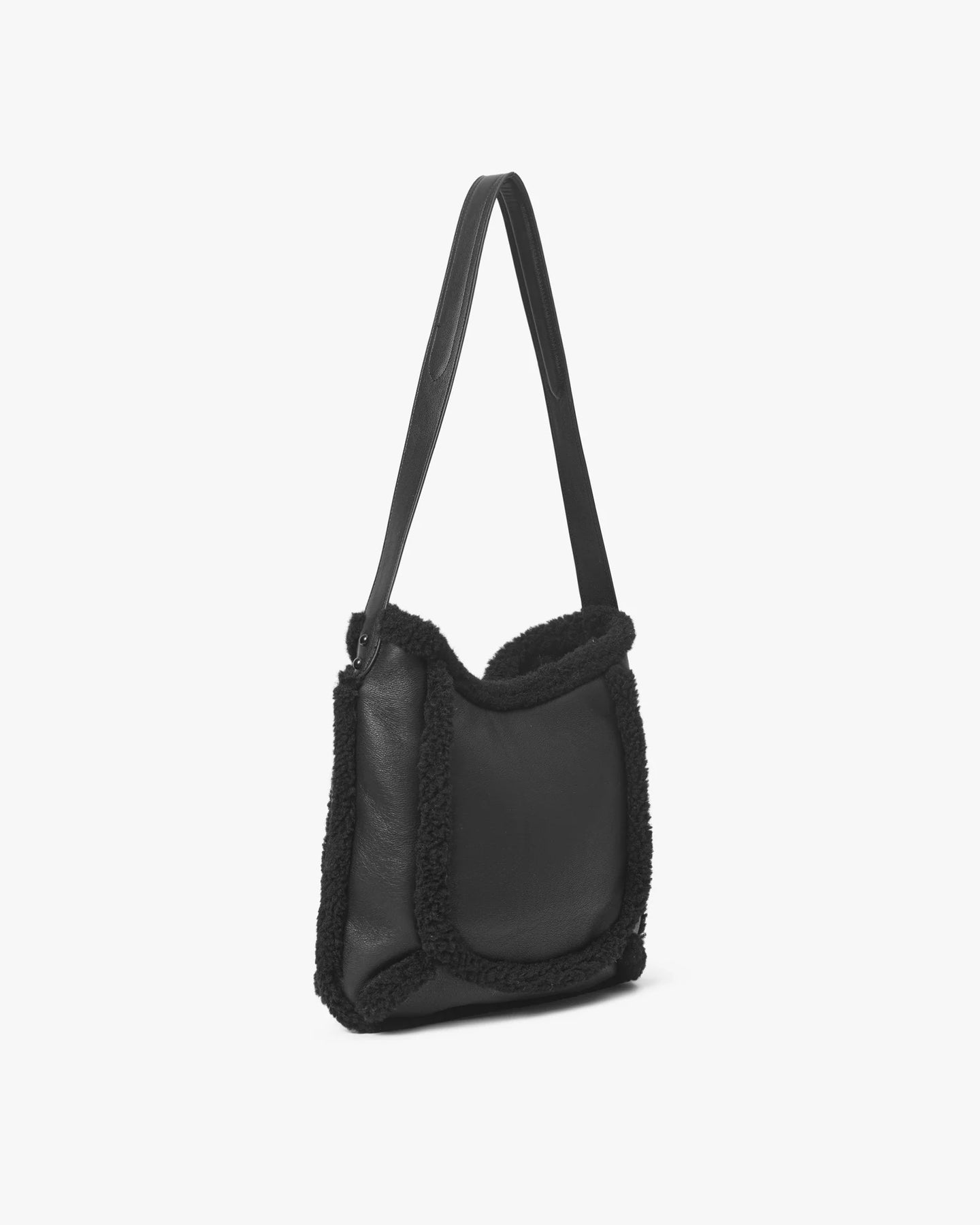 Day Faux Shearling Shoulder - Svart