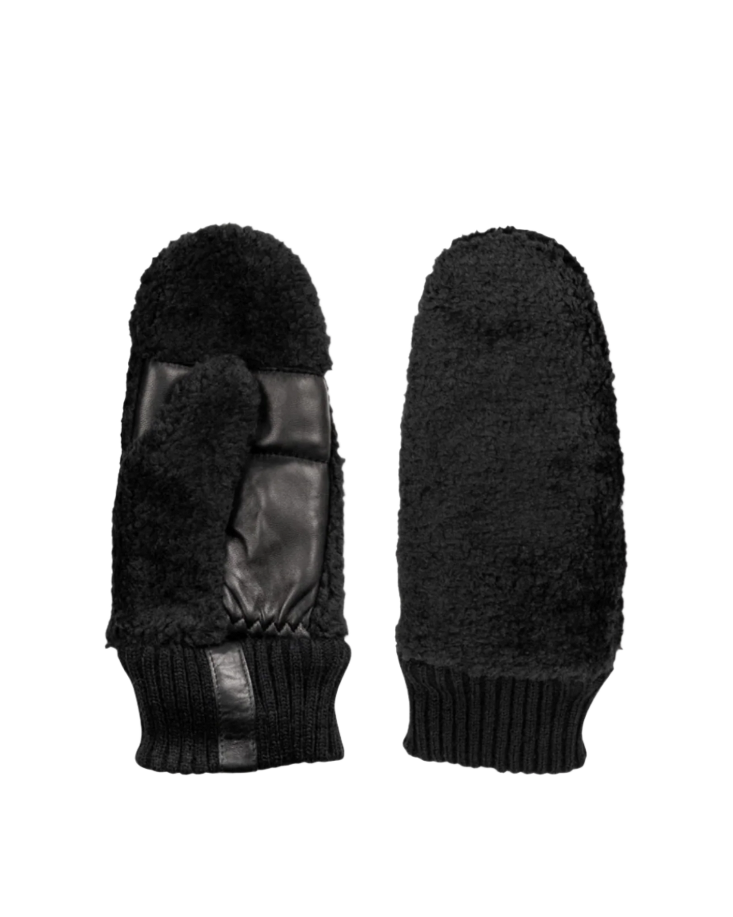 Day Teddy Mittens - Svart