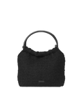 Day Woolen Pop Scrunch Bag S - Black
