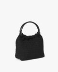 Day Woolen Pop Scrunch Bag S - Black