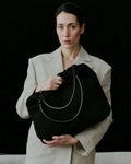 Day Woolen Pop Scrunch Tote - Svart