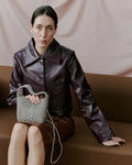 Day Beaded Chrome Handbag - Silver