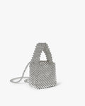 Day Beaded Chrome Handbag - Silver