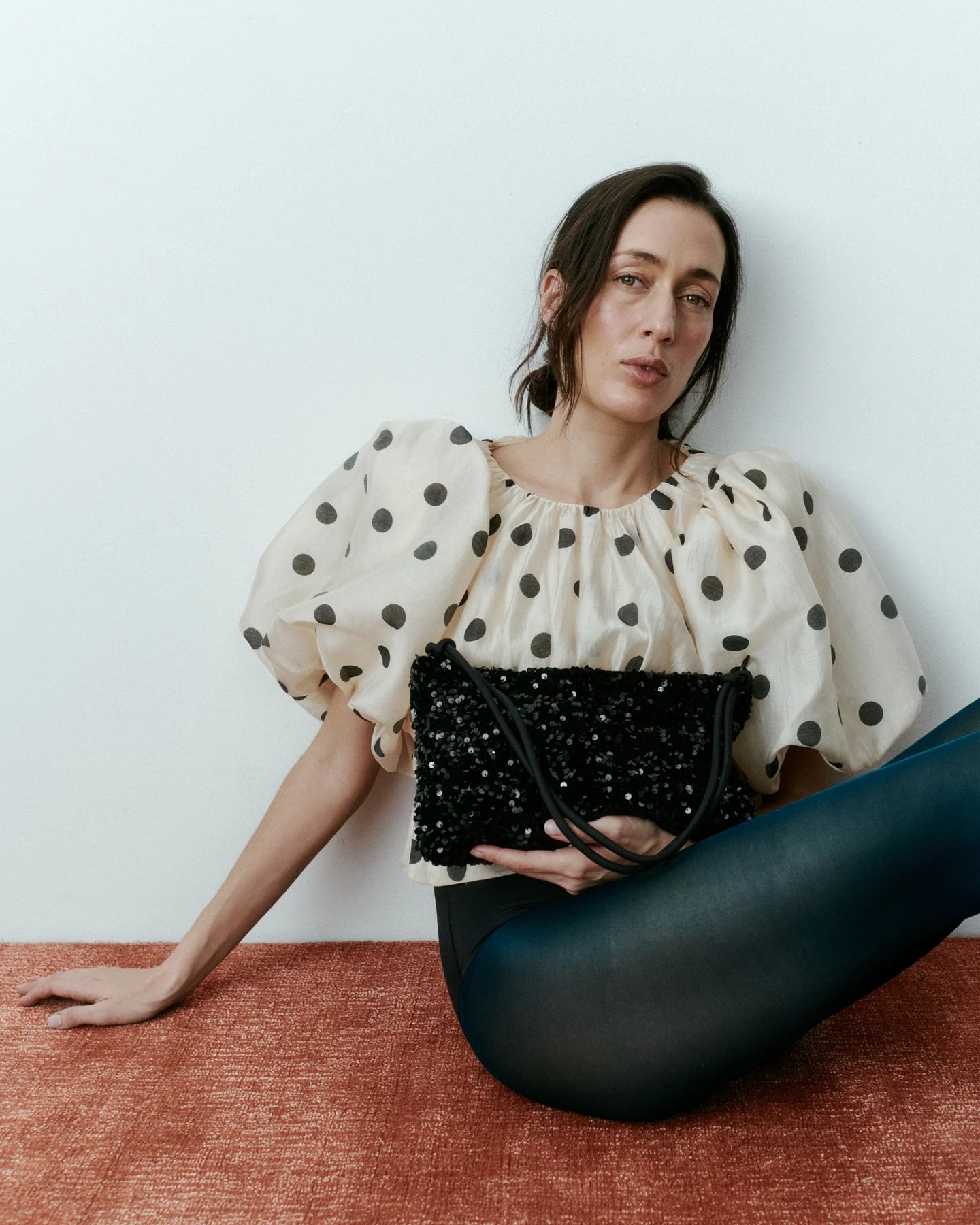 Day Sequin Shoulder - Svart