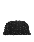 Day Pearly Velvet Clutch - Svart