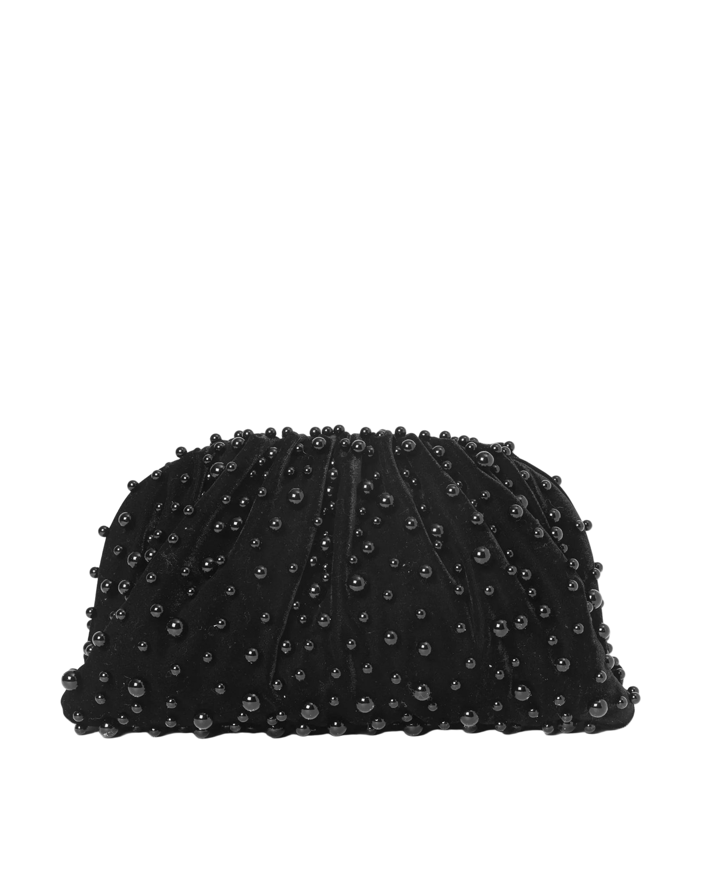Day Pearly Velvet Clutch - Svart