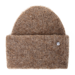 Aba Rib Beanie - Dark Sand