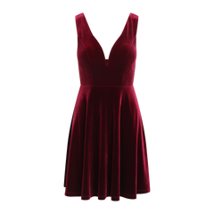 Ginza Dress - Burgundy