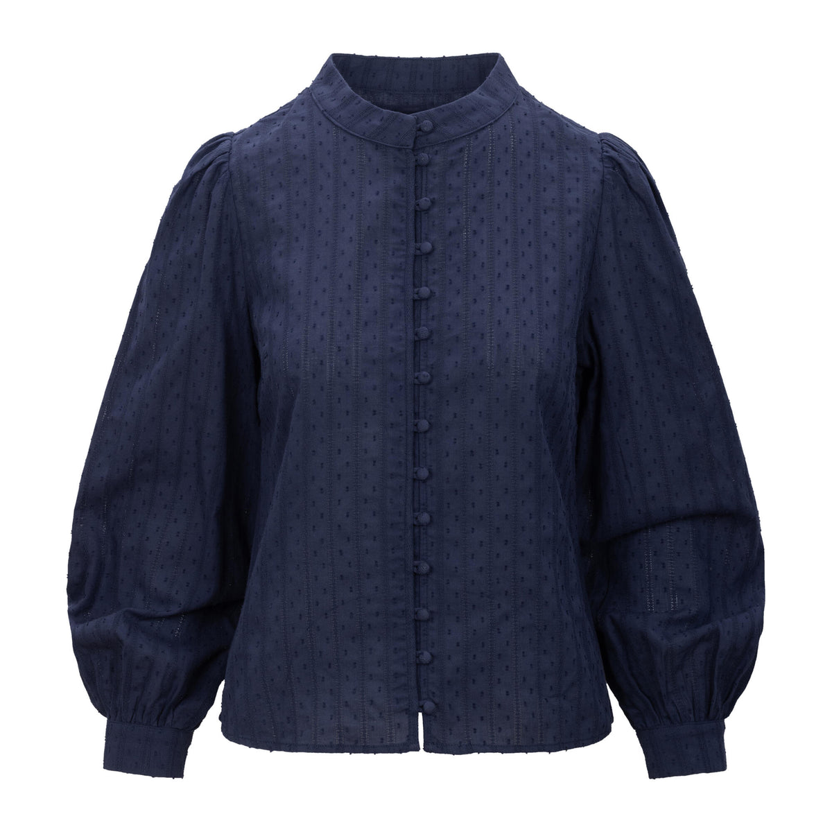 Otilie Ls Blouse - Navy