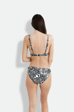 Zebra Lydia Top - Offwhite/Black