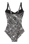 Zebra Potenza Swimsuit - Offwhite/Black