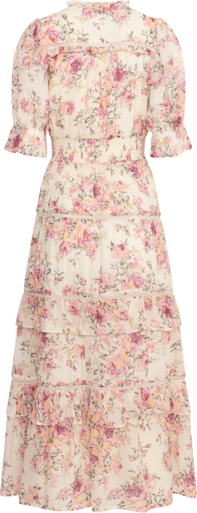 Vera Dreamy Flower Dress - Rosa Blomster