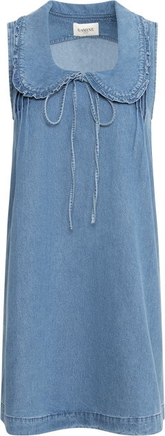 Hedda Denim Mini Dress - Blue