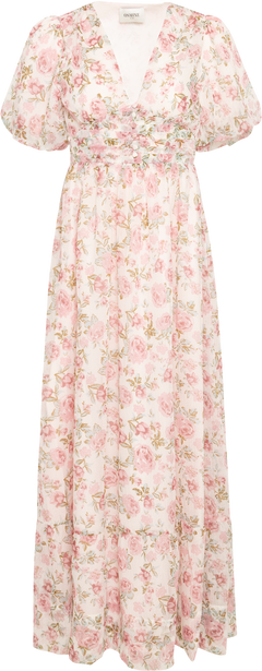 Nordalill Flower Maxi Dress - Pink Floral