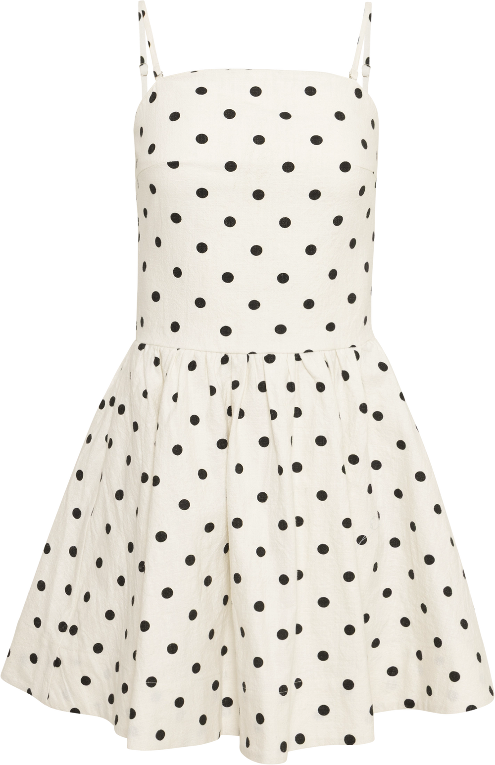 Enia Dot Dress - White