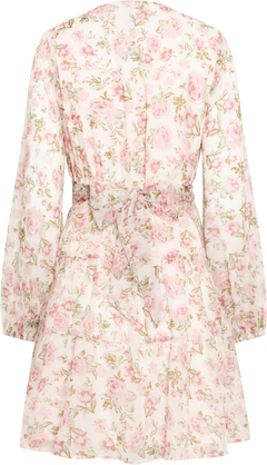 Hedvig Chiffon Mini Dress - Pink Floral