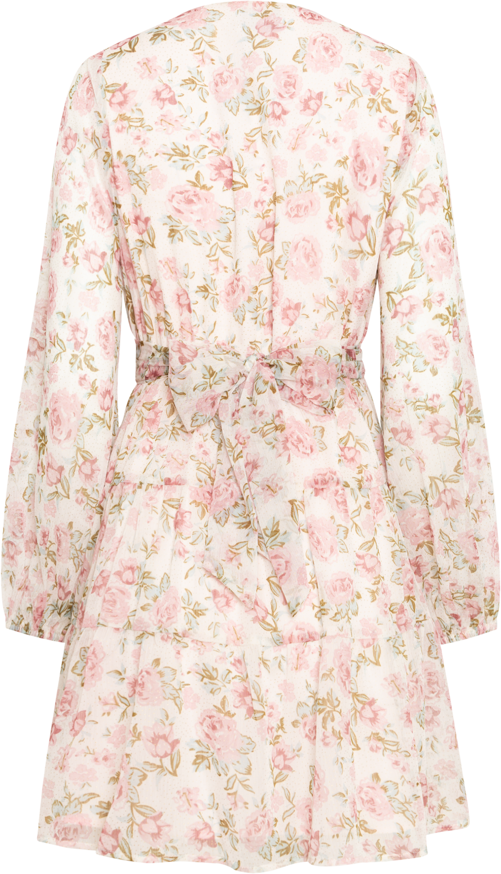 Hedvig Chiffon Mini Dress - Pink Floral