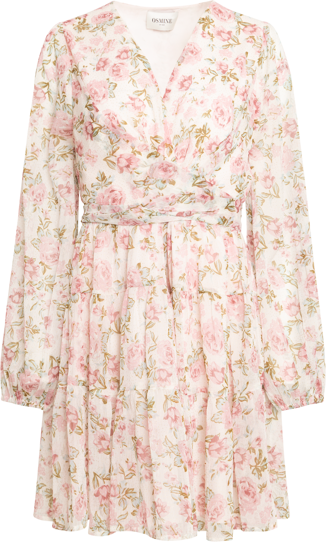 Hedvig Chiffon Mini Dress - Pink Floral