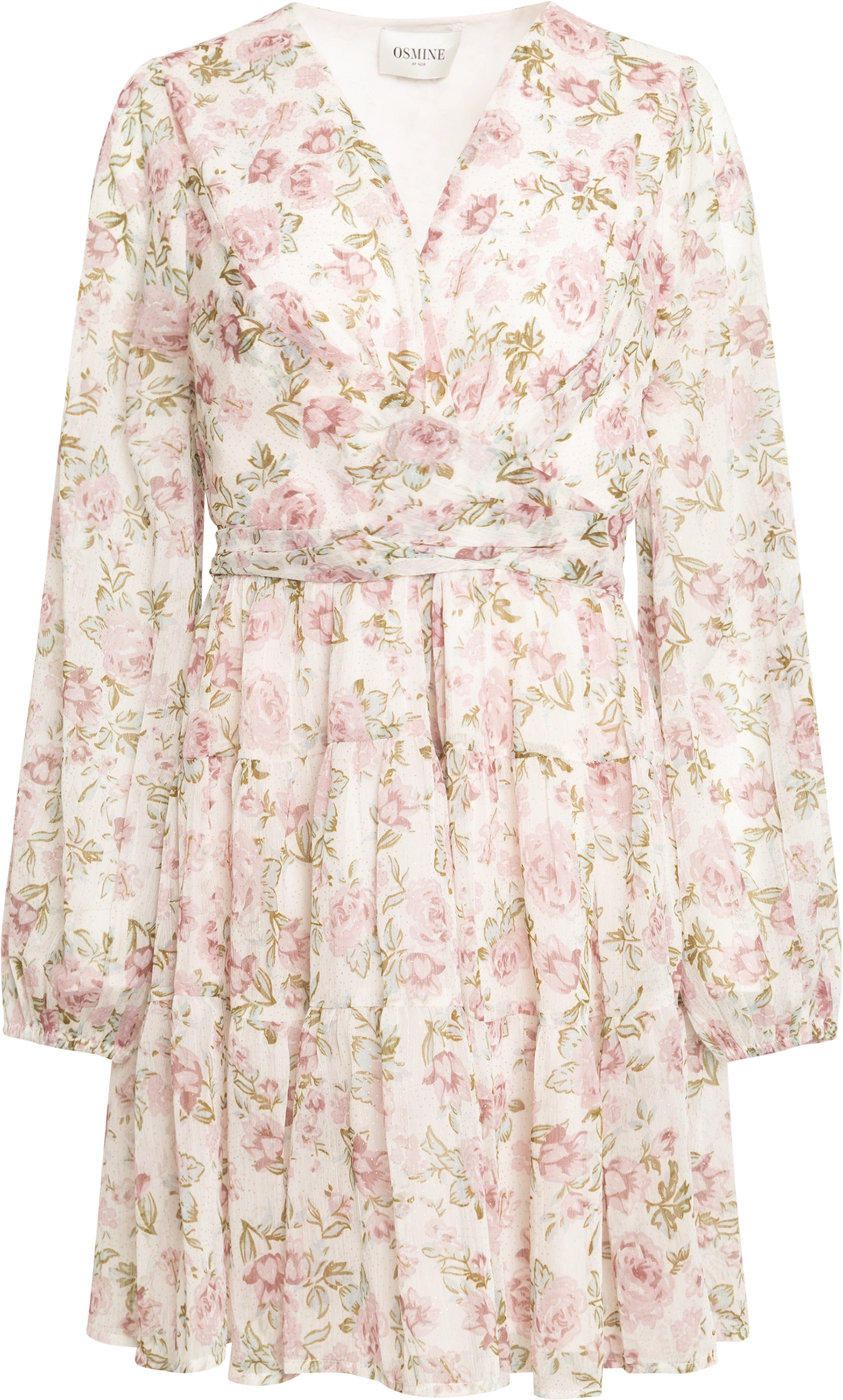 Hedvig Chiffon Mini Dress - Pink Floral