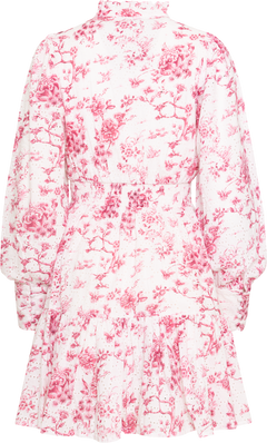 Liv Porcelain B Anglaise Dress - Dark Pink