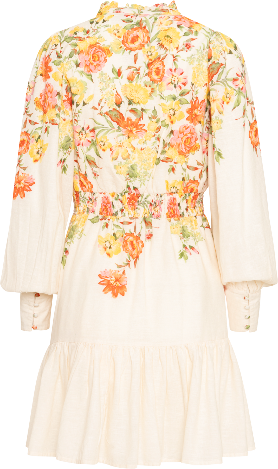 Liv Floral Linen Dress - Multi