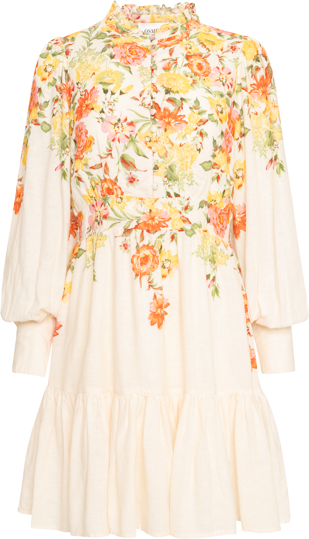 Liv Floral Linen Dress - Multi