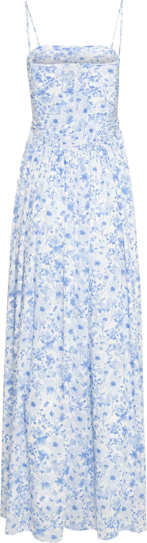 Meya Chiffon Bandeauklänning - Blue Print