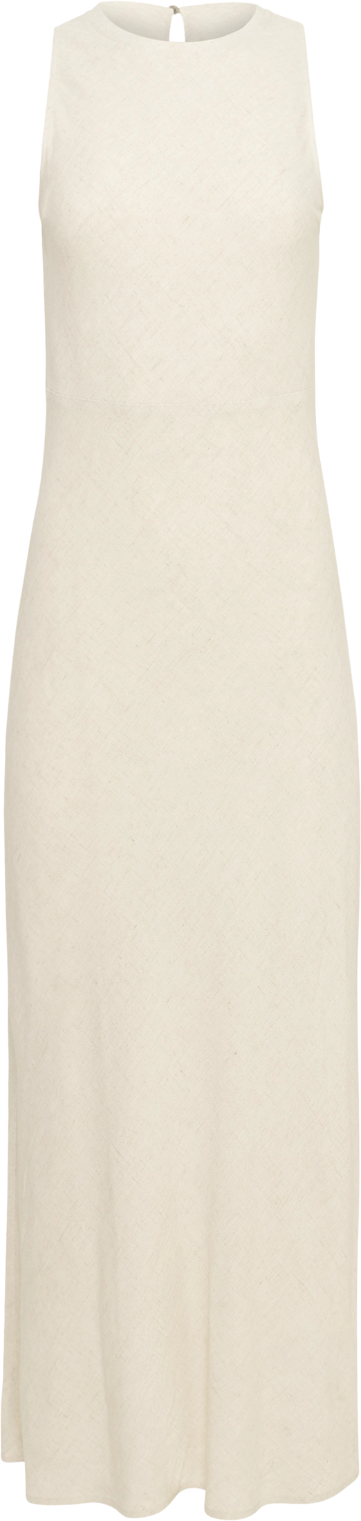 Eden Linen Maxi Dress - Beige