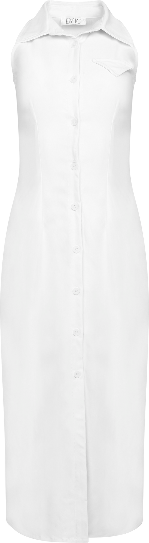 Daisyic Long Dress - Vit