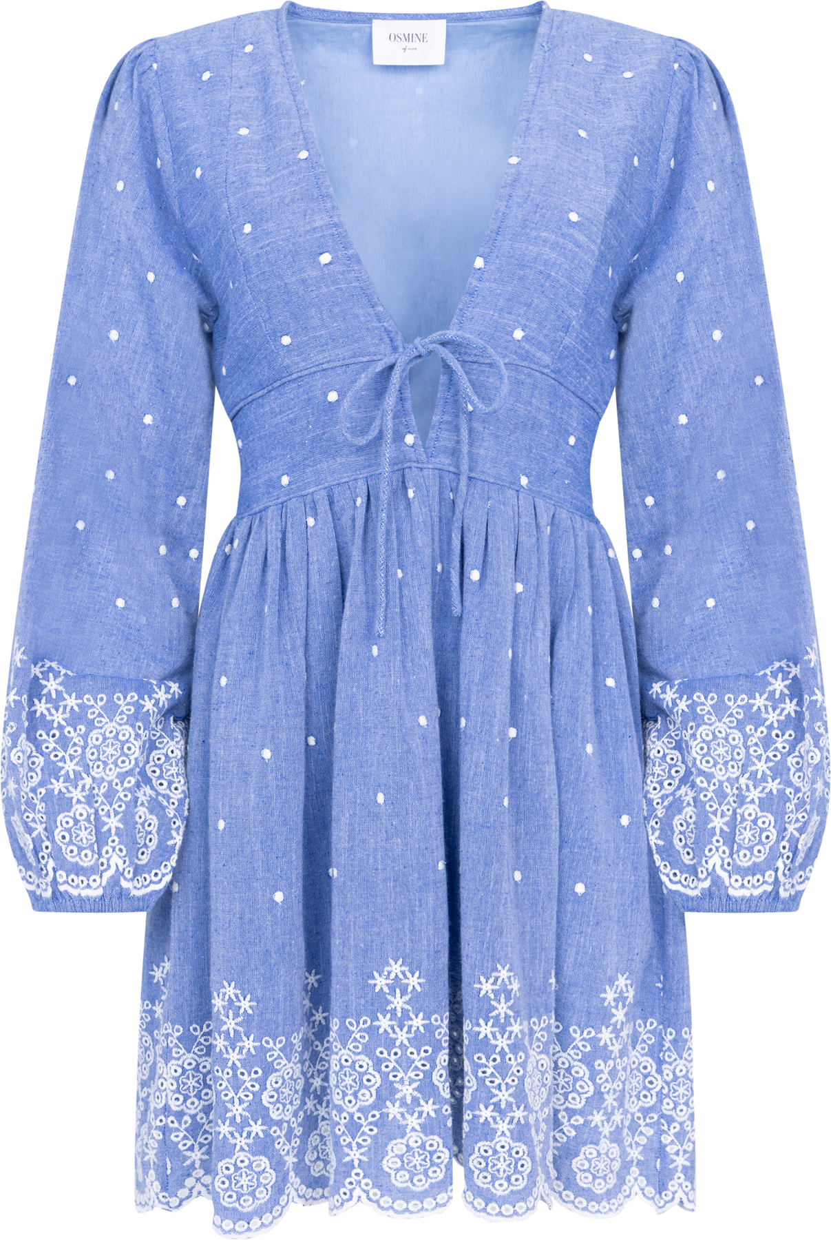 Runa Chambray Miniklänning - Blå