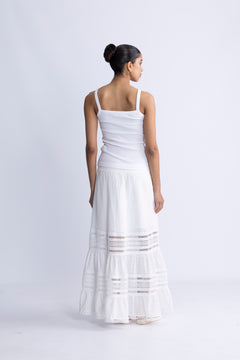 Yascarmen Hw Long Skirt S. - Star White