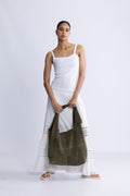 Suede Dalliea Bag - Army