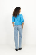 Tenny 3/4 Sweat Top - Malibu Blue