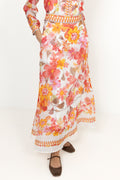 Quitterie Long Skirt - Korall
