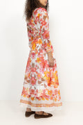Quitterie Long Skirt - Korall