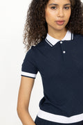 Polly Pointelle Polo - Jl Navy
