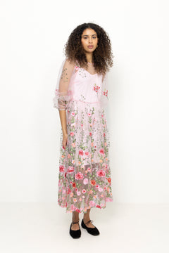 Fuschia Dress - Rose/Red