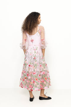 Fuschia Dress - Rose/Red