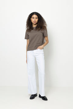Essential Ss Boxy Tee Noos - Chocolate Chip