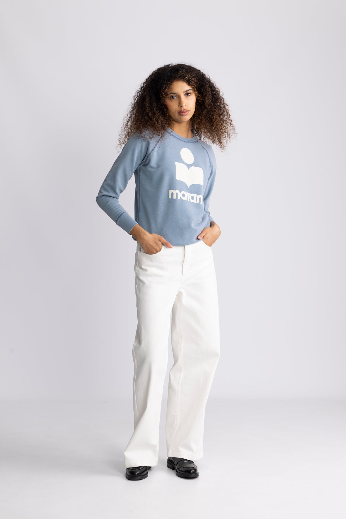 Millyny - Slate Blue/Ecru