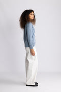 Millyny - Slate Blue/Ecru