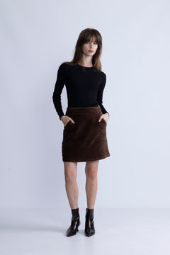 Floriana Hw Skirt - Slate Black